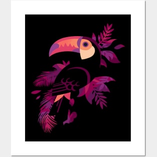 Toucan Silhouette Posters and Art